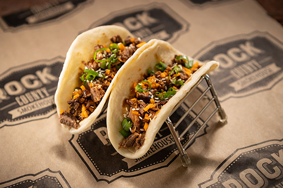 Rock County Smokehouse Korean BBQ Tacos