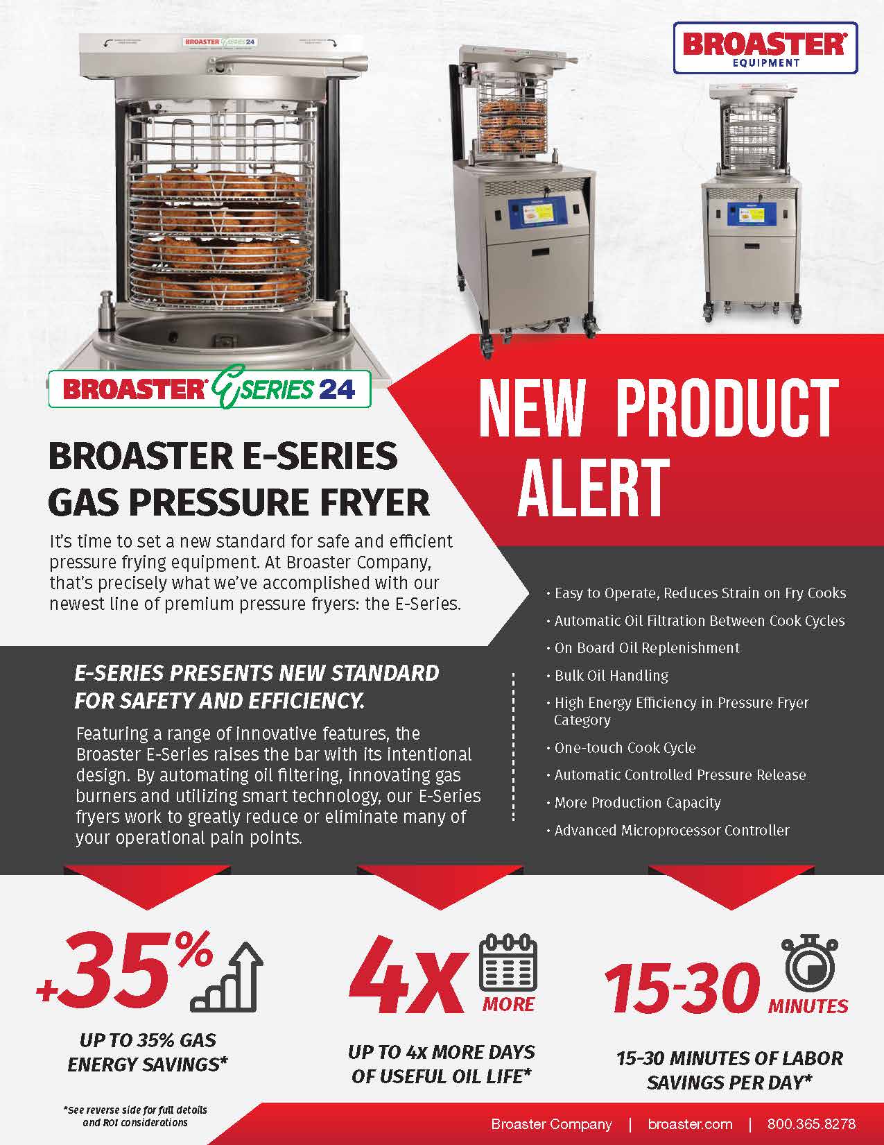 E Series 24 Pressure Fryer - Broaster Company