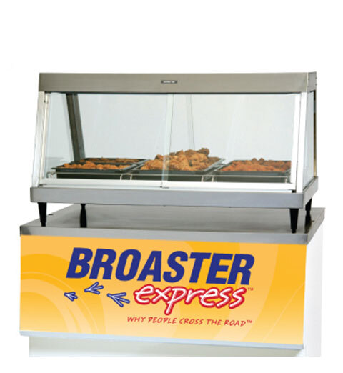 Broaster Equipment Standard Series Merchandiser 3 pan
