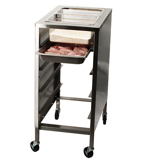 Broaster Extra Crispy Prep Table