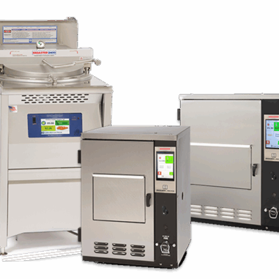 Broaster 2400 pressure fryer and the Broaster VF2 and VF3 ventless fryers