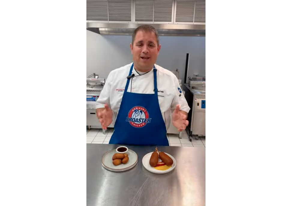 Broaster Sausage & Pancake Bites & Corn Dogs