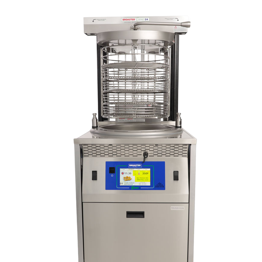 E Series 24 with empty frying racks