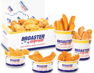 Broaster offers to-go packaging